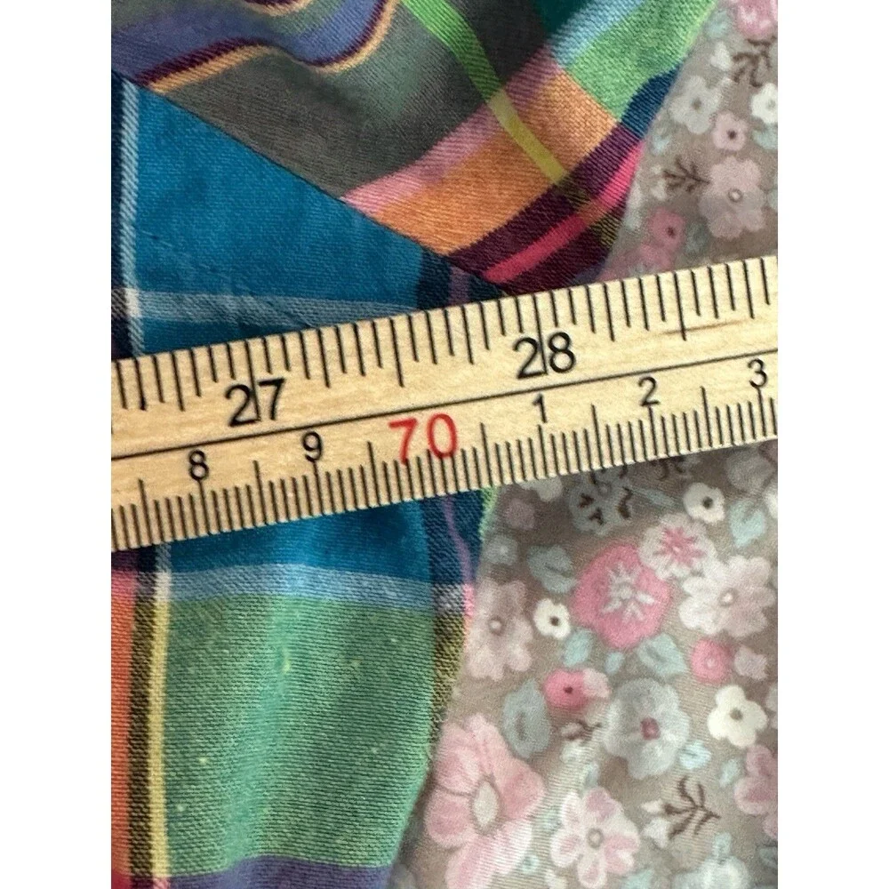 Polo Ralph Lauren 2XLT Button Down Rainbow Plaid 100% Cotton Tall Long Sleeve